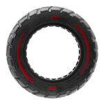 Roue pleine 9x3-5,5 ligne rouge-noir [Amitor] – Image 4