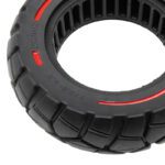 Roue pleine 9x3-5,5 ligne rouge-noir [Amitor] – Image 5