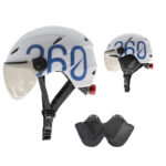 GLOOB Urban blanc - bleu M cache-oreilles amovibles – Image 2