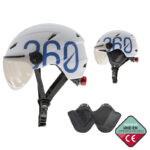 GLOOB Urban blanc - bleu M cache-oreilles amovibles – Image 4