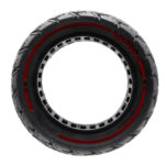 Pneu plein 10×3,0/255×80 (80/65-6) rouge [Amitor] – Image 4