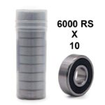 Roulement à billes 6000RS - 10 pcs.