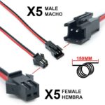 Connecteur SM 2 broches avec câble 22 AWG - 5M/5H – Image 3