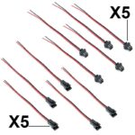 Connecteur SM 2 broches avec câble 22 AWG - 5M/5H – Image 4