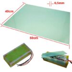 Planche de fibre de verre 50x40cm 0,5mm – Image 2