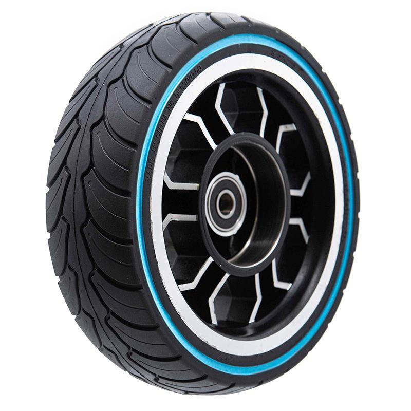 8770 Pneu plein ultraléger 8x2,5-6,1/B58 - ligne bleue (compatible avec Dualtron Mini) – Image 1