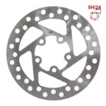 Disque de frein 120mm 5H argent pour Xiaomi M365, Essential, 1S, Pro/2
