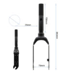 Fourche avant du E2 Pro E