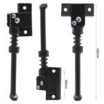 Béquille 190mm noir - Avec support vertical