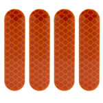 Adhésif réfléchissant orange pour les séries Ninebot Forks F et D - 4uds – Image 2