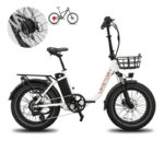 GRANIT vélo électrique FATBIKE Pliable Blanc – Image 6