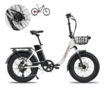 GRANIT vélo électrique FATBIKE Pliable Blanc – Image 7
