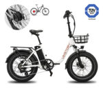GRANIT vélo électrique FATBIKE Pliable Blanc – Image 5