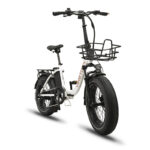 GRANIT vélo électrique FATBIKE Pliable Blanc – Image 3