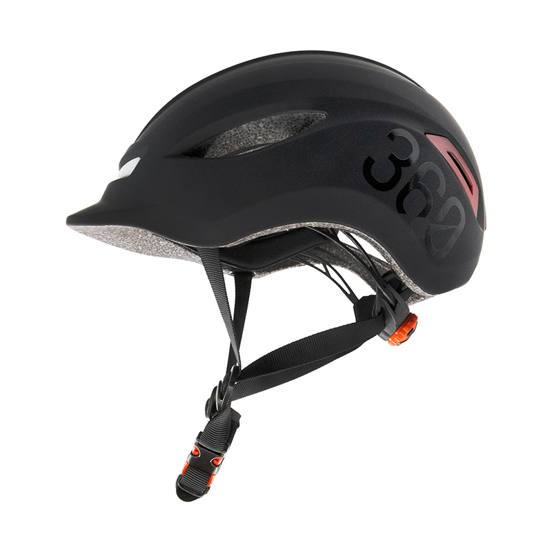 URBEN-2 Casque CP02 urben avec clignotant noir taille unique – Image 1