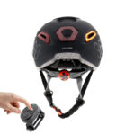 Casque CP02 urben avec clignotant noir taille unique – Image 3