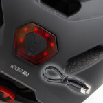 Casque CP02 urben avec clignotant noir taille unique – Image 6
