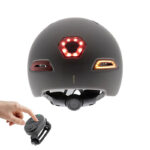 Casque CP03 avec clignotant - Gris L – Image 9