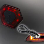 Casque CP03 avec clignotant - Gris L – Image 5